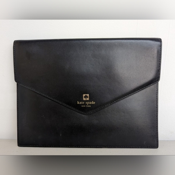 kate spade Handbags - Kate Spade Black Leather Envelope Bag